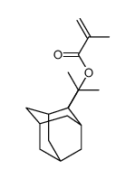2-异丙基-2-金刚烷丙烯酸甲酯 结构式