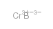 硼化铬 结构式