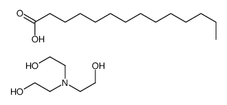 肉豆蔻酸三乙醇胺盐 结构式