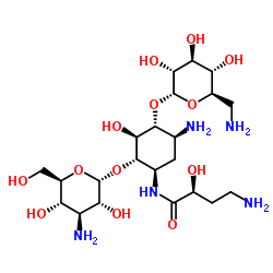 阿米卡星 结构式