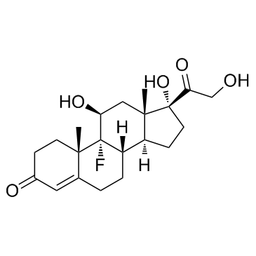 氟氢可的松 结构式