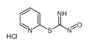 (1-oxidopyridin-1-ium-2-yl) carbamimidothioate,hydrochloride 结构式