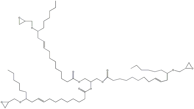 蓖麻油缩水甘油基醚 结构式