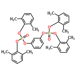 间苯二酚双[二(2,6-二甲基苯基)磷酸酯] 结构式