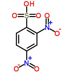 2,4-二硝基苯磺酸水合物 结构式