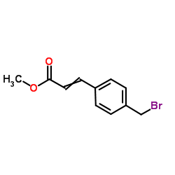 4-溴甲基肉桂酸甲酯 结构式