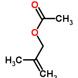 2-甲基-2-丙烯基乙酸酯 结构式