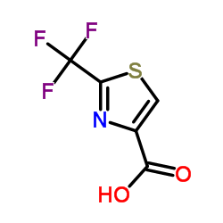 2-(三氟甲基)-1,3-噻唑-4-羧酸 结构式