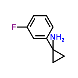 1-(3-氟苯基)-环丙胺 结构式