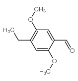 2,5-二甲氧基-4-乙基苯甲醛 结构式