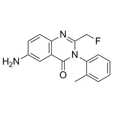 氟喹酮 结构式