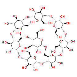6-O-α-D-葡萄糖-β-环糊精 结构式