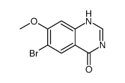 4(3H)-Quinazolinone, 6-bromo-7-methoxy 结构式