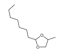 辛醛丙二醇缩醛 结构式