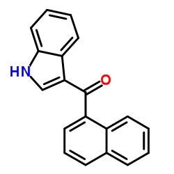 3-(1-萘甲酰基)吲哚 结构式