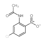 5-氯-2-硝基乙酰苯胺 结构式