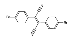 2,3-双(4-溴苯基)-2-丁烯二腈 结构式