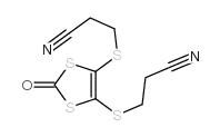 4,5-双(2-氰乙基硫代)-1,2-二硫醇-2-酮 结构式