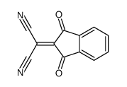 2-(二氰亚甲基)茚满-1,3-二酮 结构式