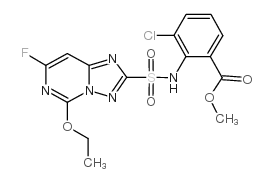 氯酯磺草胺 结构式