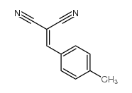 2-(4-甲基亚苄基)-丙二腈 结构式