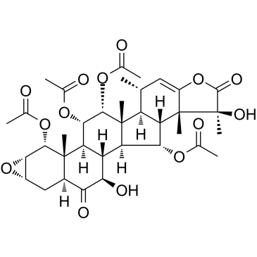 根薯酮内酯 A 结构式