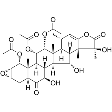 根薯酮内酯 B 结构式