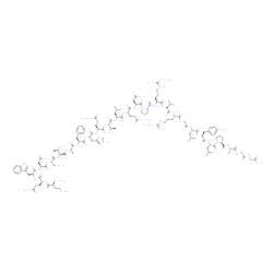 H-Met-Gln-Trp-Asn-Ser-Thr-Ala-Phe-His-Gln-Thr-Leu-Gln-Asp-Pro-Arg-Val-Arg-Gly-Leu-Tyr-Leu-Pro-Ala-Gly-Gly-OH 结构式
