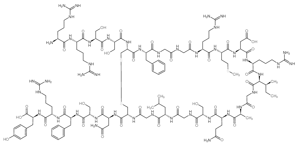 人心房利钠因子(3-28) 结构式