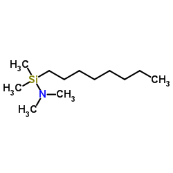 辛基二甲基(二甲氨基)硅烷 结构式