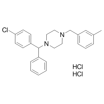 盐酸美克洛嗪 结构式