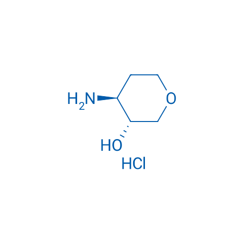 (3R,4S)-4-氨基四氢-2H-吡喃-3-醇盐酸盐 结构式