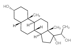 孕三醇 结构式