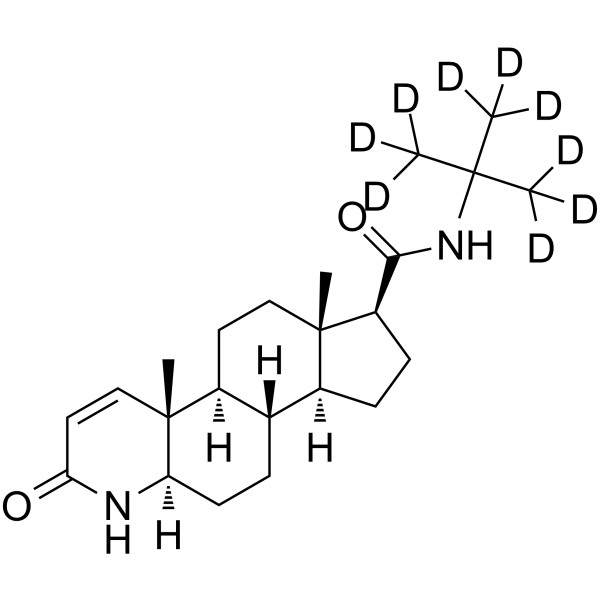 非那雄胺-D9 结构式
