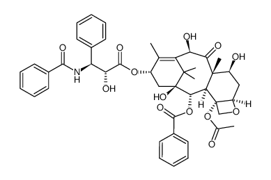 7-表-10-去乙酰基紫杉醇 结构式
