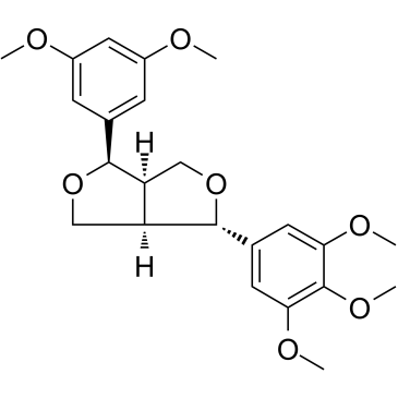 表木兰脂素 B 结构式