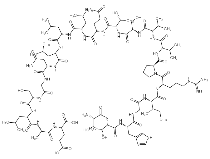 HIV-gp120片段(254-274) 结构式