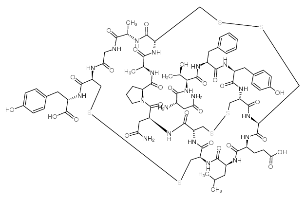 肠毒素STp（大肠杆菌） 结构式