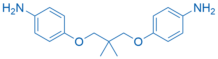 1,3-双(4-氨基苯氧基)新戊烷 结构式
