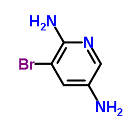 3-溴-2,5-二氨基吡啶 结构式