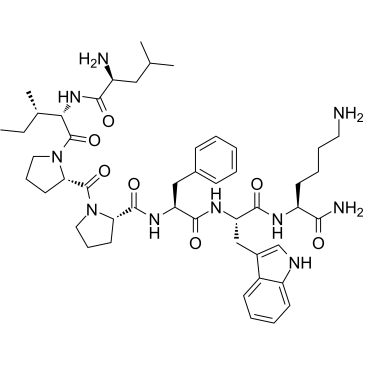 心脏毒素类似物CTX IV (6-12) 结构式