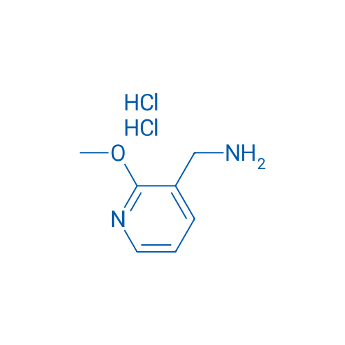(2-甲氧基吡啶-3-基)甲胺二盐酸盐 结构式