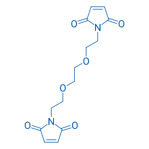 1,1'-((乙烷-1,2-二基双(氧基))双(乙烷-2,1-二基))双(1H-吡咯-2,5-二酮) 结构式