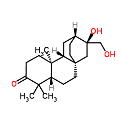 ent-16α,17-二羟基阿替生烷-3-酮 结构式