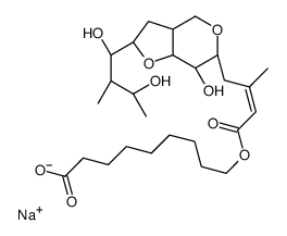 4H-呋喃[2,3-c]吡喃基莫匹罗星钠杂质 结构式
