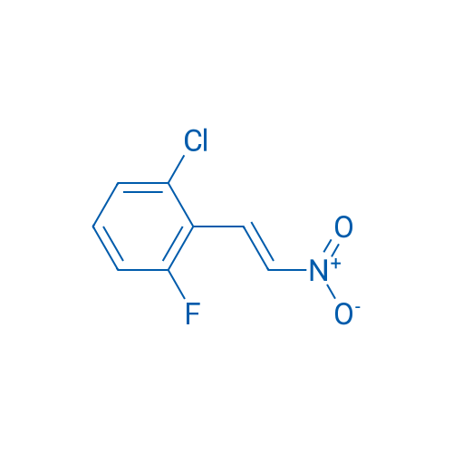 2-氯-6-氟-β-硝基苯乙烯 结构式