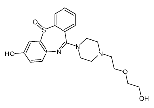 7-羟基喹硫平S-氧化物 结构式