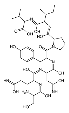 H-Ser-Gln-Asn-Tyr-Pro-Ile-Val-OH 结构式