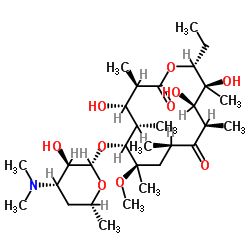 去(克拉定基)克拉霉素 结构式