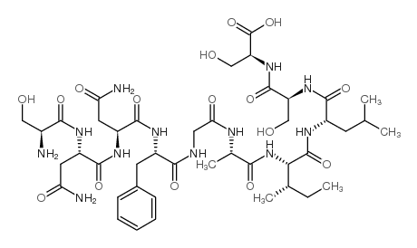 胰岛淀粉样多肽（20-29）（人类） 结构式